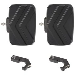 Assault Industries Explorer Side Mirrors (Pair) W/ Pro-Fit Clamps - Black