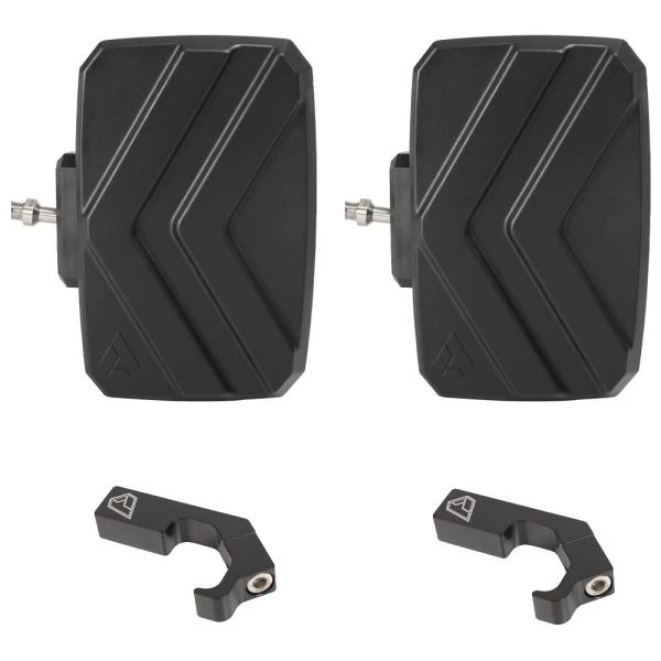 Assault Industries Explorer Side Mirrors (Pair) W/ Pro-Fit Clamps - Black 1 Assault Industries Explorer Side Mirrors (Pair) W/ Pro-Fit Clamps - Black