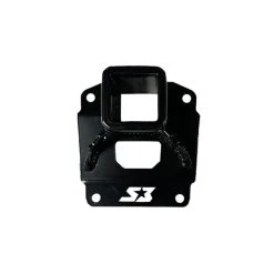 S3 Power Sports HD 2" Receiver Hitch Plate (14-16) Polaris RZR XP 1000 - Black