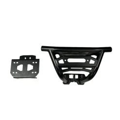 S3 Power Sports Front Winch Bumper (2018+) Polaris RZR Turbo S - Black
