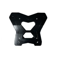 S3 Power Sports Double Shear Radius Rod Plate (2018+) RZR Turbo S - Black
