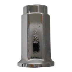 RuggedPRO Chrome Lug Nut - 10mm X 1.25" [1P Flat]