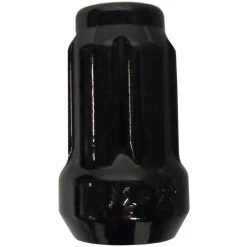 RuggedPRO Black Lug Nut - 1/2" X 20 Spline [1P Beveled]