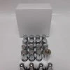 RuggedPRO Chrome Lug Kit & Valve Stems - 10mm X 1.25" [FLAT]