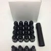 RuggedPRO Black Lug Kit & Valve Stems - 1/2" X 20 [Beveled]