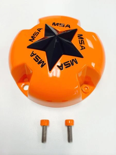 MSA Offroad Wheels MSA Orange Wheel Cap (Fits All MSA Wheels Except M16) 1 MSA Offroad Wheels MSA Orange Wheel Cap (Fits All MSA Wheels Except M16)