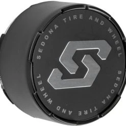 Sedona Split 6 (4/110 And 4/115) Replacement Center Wheel Cap - Satin Black